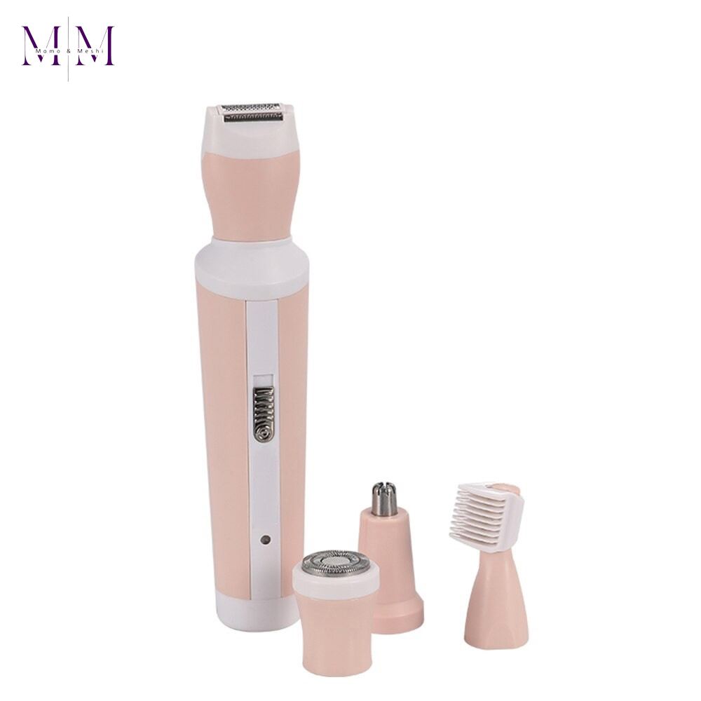 Hair Removal Machine - Flawless 4 in1 Electric Trimmer and Shaver - Rechargeable Eyebrow Razor - Hair Remover for Face and Full Body - Women Hair Shaver - Hair Cutting Razor