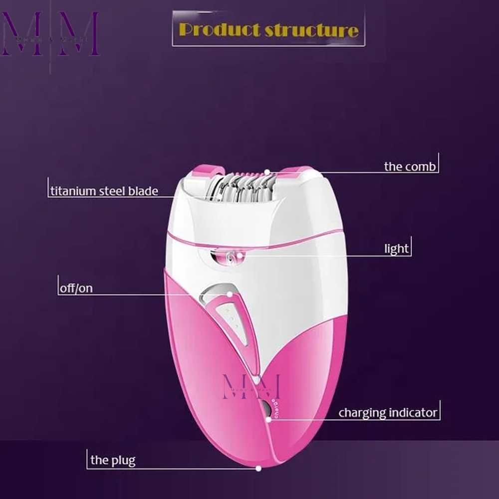 Rechargeable 189A Women's Epilator Shaver Depilator - Lady Hair Remover Tool - Women’s Facial Hair Remover - Best Mini Electric Female Shaving Machine Depilatory Use for Full Body - NEW Ladies Shaver