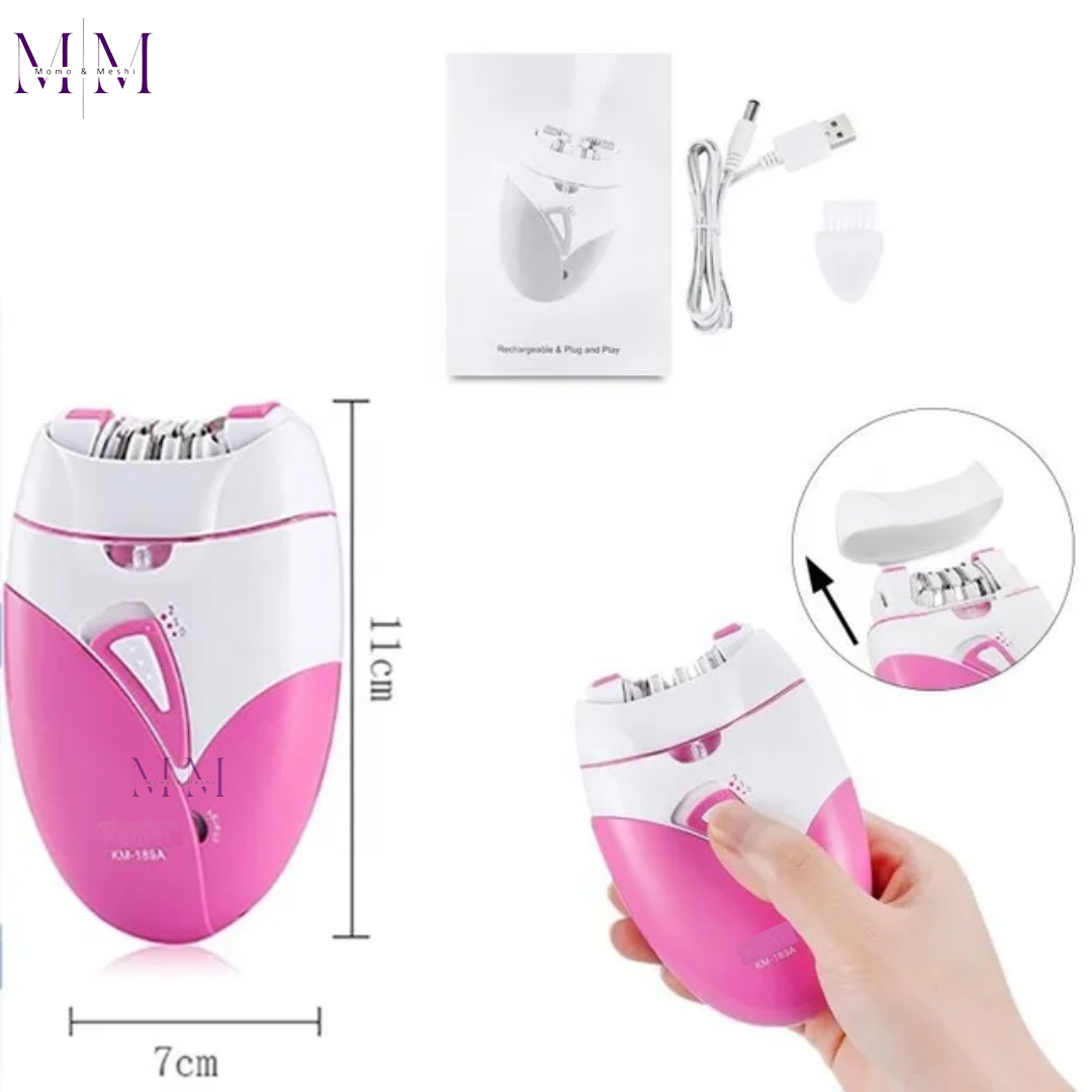 Rechargeable 189A Women's Epilator Shaver Depilator - Lady Hair Remover Tool - Women’s Facial Hair Remover - Best Mini Electric Female Shaving Machine Depilatory Use for Full Body - NEW Ladies Shaver