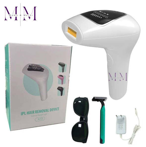 Permanent Hair Removal IPL - Hair Removal Laser Epilator Device Depilador - Laser Hair Removal - Permanent 9999999 Flashes -  Hair Removal for Women Men, at Home for Face Legs, Arms, Whole Body Treatment Note random color will be delivered