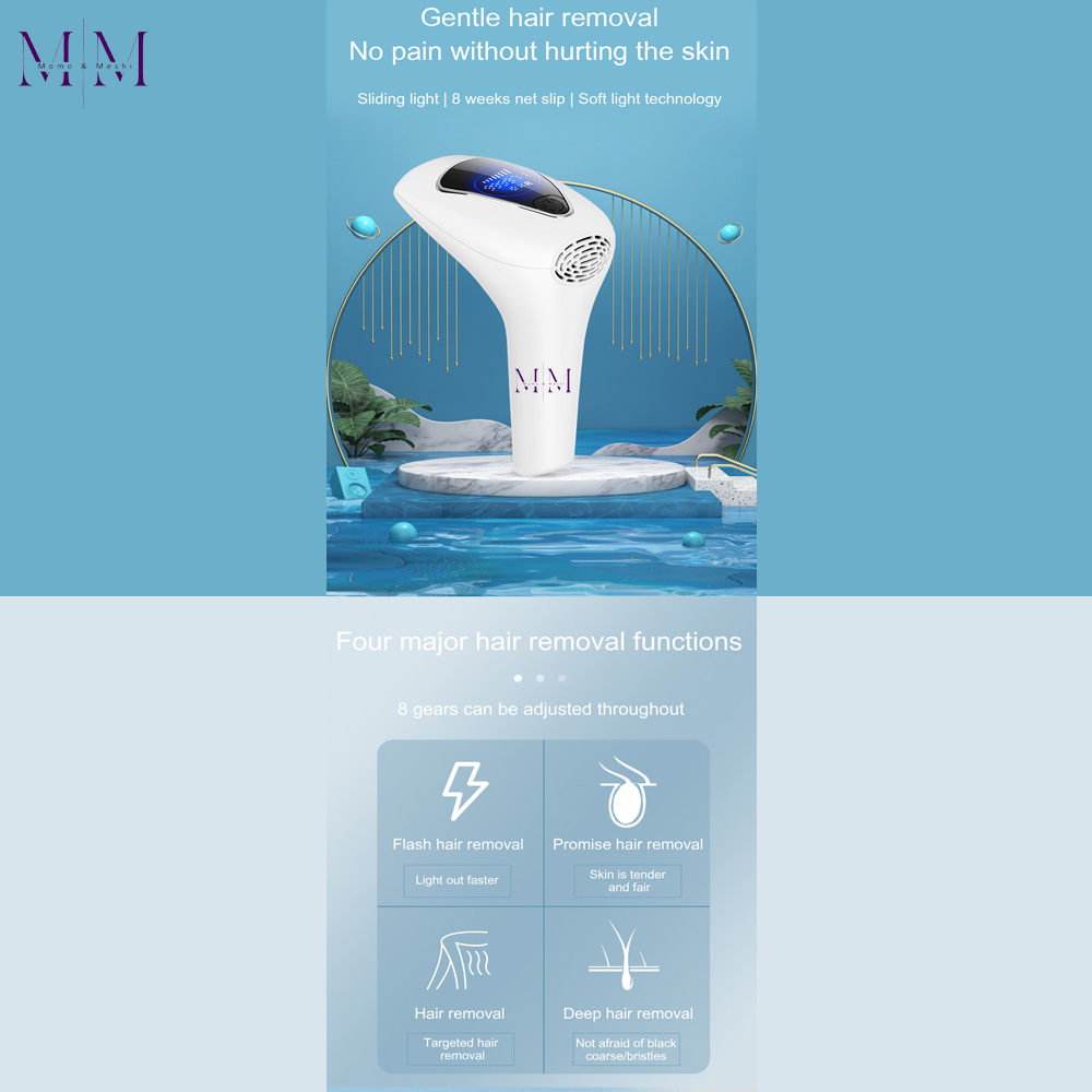 Permanent Hair Removal IPL - Hair Removal Laser Epilator Device Depilador - Laser Hair Removal - Permanent 9999999 Flashes -  Hair Removal for Women Men, at Home for Face Legs, Arms, Whole Body Treatment Note random color will be delivered
