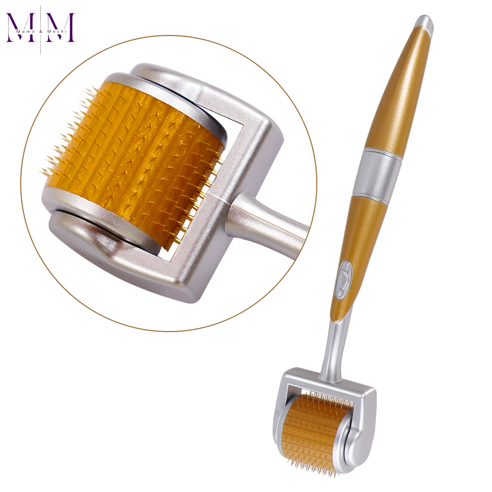 Derma Roller - 0.3mm Micro Needles System for Facial Mesotherapy, Enhances Serum Absorption, Reduces Wrinkles, And Improves Skin Texture by Momo & Meshi