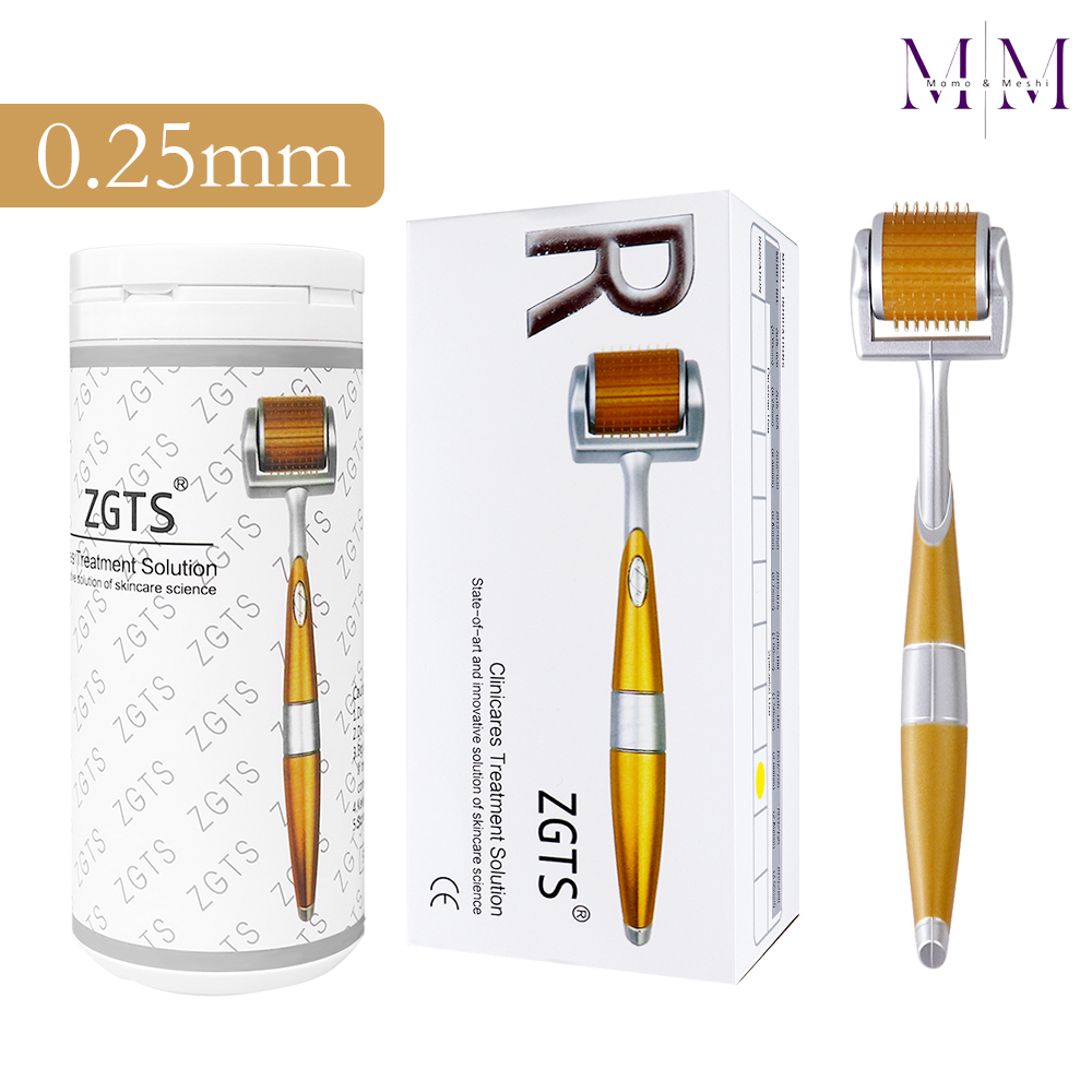 Derma Roller - 0.3mm Micro Needles System for Facial Mesotherapy, Enhances Serum Absorption, Reduces Wrinkles, And Improves Skin Texture by Momo & Meshi